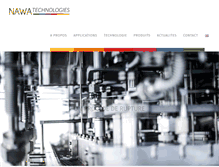 Tablet Screenshot of nawatechnologies.com